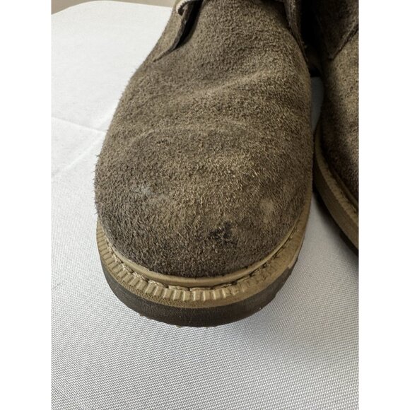 Mens Sorel Chukka Boots 10.5 Green Brown Suede Rugged Outdoors Transitional Gorp - Picture 4 of 16